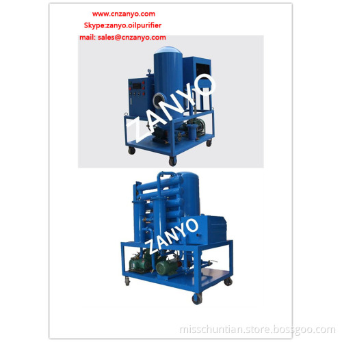 vacuum lube oil purification system